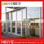 Aluminum frame commercial impact glass entry doors for KFC shop front glass door