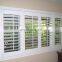 White Sunscreen Horizontal Louver Plantation Shutters