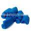 Eco-Friendly Anti-slip CPE Plastic blue Disposable CPE Shoe Foot Covers