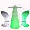 glowing cocktail event party wedding led bar tables and chairs led light up tables entertainment furniture led bar table