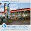 Hight stable steel structure for petrol station construction