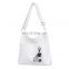 customized eco friendly 100% pure cotton Adjustable shoulder strap length shopping bag reusable  custom print canvas bag