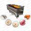 Automatic Cassava Radish Brush Washer Stainless Steel Potato Carrot Vegetable Washing Machine