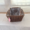 Hot Sale Square Good Quality Willow Basket For Decoration