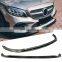 W205 C43 High Quality Carbon Fiber Front Lip Front Bumper Lip For Mercedes Benz W205 Class C43