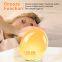 Colorful Portable Sunrise and Sunset Simulation Bedside Lamp Natural Sound Alarm Clock Wake Up Light With Radio, Tap to Snooze