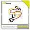 Fashionable gym equipment resistance toned tube with safety sleeves