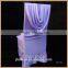 C114A Hot sale custom-made ruffled wedding chair cover