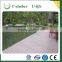 Pure colors WPC composite decking outdoor floor