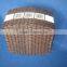 Goldlion Cheap And Welcomed S/3 Paper Rope Basket With Embroidered Inlays