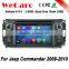 Wecaro WC-JC6235 Android 4.4.4 car gps indash for jeep commander navigation system 2008 - 2010 BT gps 3g TV