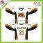 breathable quick dry custom sublimation school hockey shirt, dry fit hockey jersey