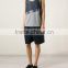 Wholesale mens plain tanktops with mesh cotton jointing