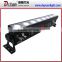 Factory price 4 in 1 8PCS X 8W dmx led wall washer light