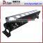 Quiet working dmx rgbw 4 in 1 8PCS X 8W led wall washer light