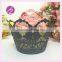 Colorful Festival Laser Cut Party Wedding Favor Supplies Character Cupcake Wrapper DG-159