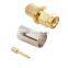 Gold Plated Male SMA connector Plug Pin Crimp,RF Connector