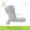 india hot sale white plastic abs bibcock water tap faucet