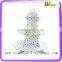 hot sale supermarket and promotion christmas 3 tier paper cupcake stand for festival