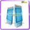 Supermarket Promotion Floor Hook Stand Corrugated Paper Display