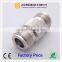 n connector panel  N flange female coaxial connector with 4 hole panel mount XiXia Communication