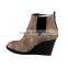 New Arrival pointed Toe Black Apricot Fashion Casual High Heel Platform Women Autumn Boots