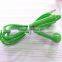 2016 best popular flat wire earphone with Mic and Remote Control