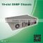 16 slots SNMP managed media converter chassis