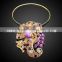 indian lady bridal gold pendant necklace jewelry