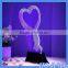 Hogift 2016 LED table lamp creative 3d heart-shaped USB table lamp acrylic battery table lamp MHo-229