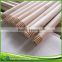 Dry round natural wood mop handle stick with 120x2.2cm