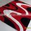 silk modern flower polyester carpet bed mat