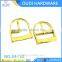 High Quality Shiny Light Gold Zinc Alloy Pin Buckles For Woman Bag