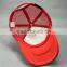 5-panel fashion red white foam mesh trucker cap/hat