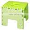 Small foldable / folding / collapsible plastic stool