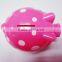 China wholesale Colorful Plastic Lovely Piggy Money Bank Box for sale