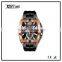 2016 fashion quartz watch rectangle chronograph small dial watch,brand sport watchjapan movt quartz watch stainless steel back