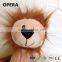 newest tan red orange mane lion plush toys animal