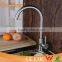 304 stainless steel goose neck kitchen faucet with single lever handle HS15010
