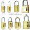 Produce High Quality 3 digits combination brass lock