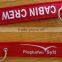 Custom Made High Quality Airlines Pilot Embroidery Jacqaurd Keyring Keychain Gift and Promotion