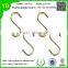 Custom brass s hook made in china