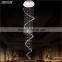 China Supplier Decorative Long Ceiling Lihgt Modern Lighting Crystal for Staircase MD2365
