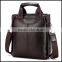 1729 new men's Leather Satchel Handbag vertical version briefcases one generation