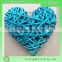 Hot sale colorful decorative gold willow heart/ Big decoration heart