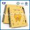 Customised cartoon cheap price notebook with pen