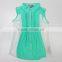 Girl's chiffon & high-low woven top