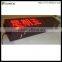 Outdoor double sides Red color RF wireless communication P10-16x96R LED advertising screen price