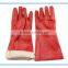Execellent quality warm liner alkali resistant PVC industrial gloves
