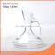 2016 good selling hand made borosilicate lead free clear glass wine decanter /single glass decanter